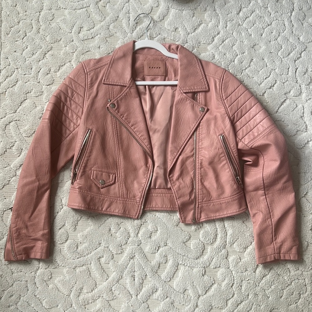 Blank NYC Faux Leather Motorcycle Jacket